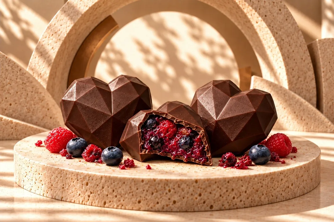 ZAYEI Berry Obsession chocolate heart