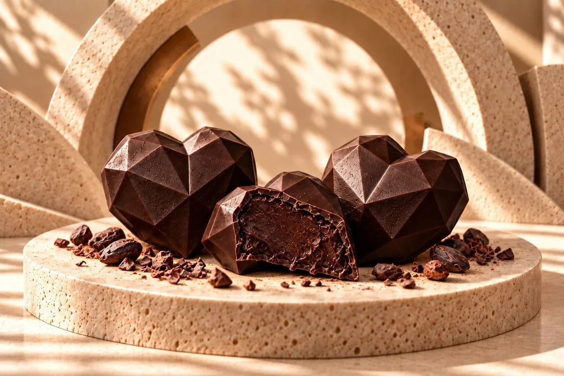 ZAYEI Noir chocolate heart