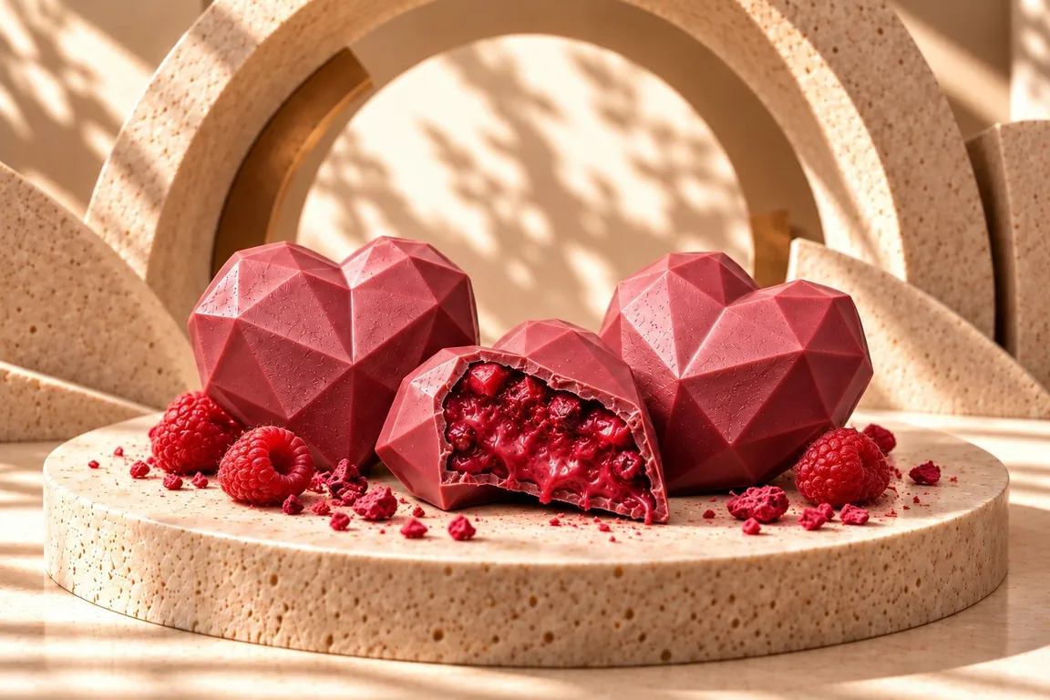 ZAYEI Ruby Noir chocolate heart
