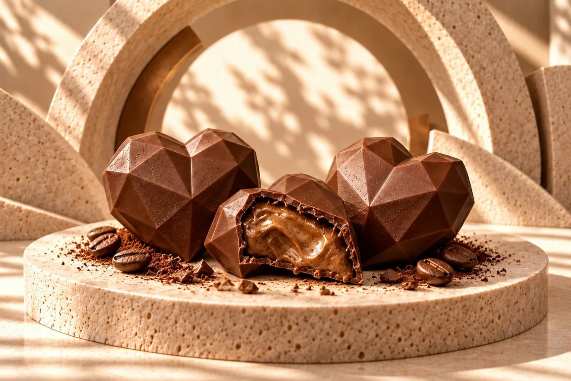 ZAYEI Velvet Espresso chocolate heart