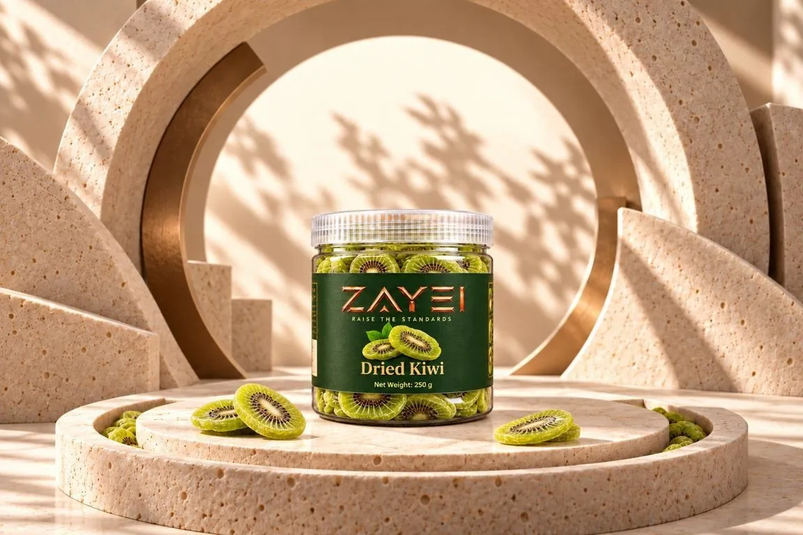 ZAYEI Dried Kiwi jar, 250 g pack