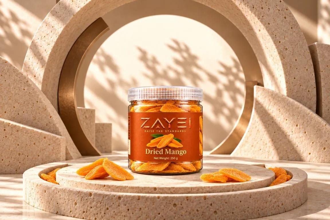 ZAYEI Dried Mango jar, 250 g pack