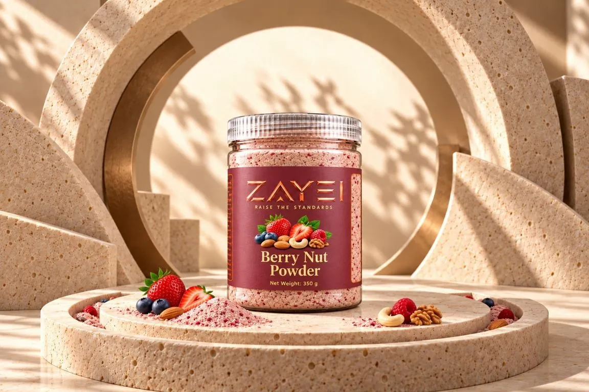 ZAYEI Berry Nut Powder jar, 350 g pack
